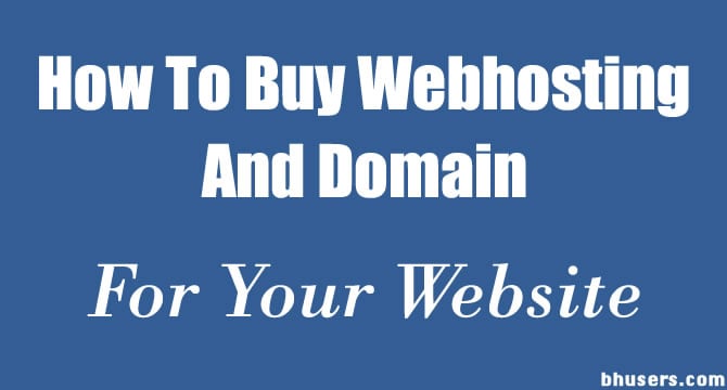 How to Buy Webhosting